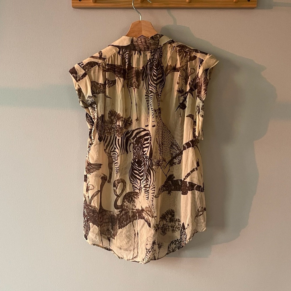 Madewell Silk Safari blouse - Picture 2 of 8